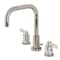 Kingston Brass FSC8939NDL NuvoFusion Widespread Bathroom Faucet W/ Brass Pop-Up, Nickl FSC8939NDL - alternate 1